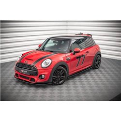 Maxton - Lame Du Pare-Chocs Avant Mini Cooper S John Cooper Works F56 Noir Brillant