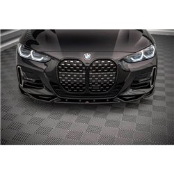 Maxton - Lame Du Pare-Chocs Avant V.2 BMW 4 M-Pack / M440i G22 / G23 / G22 Facelift / G23 Facelift Noir Brillant