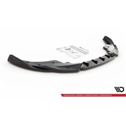 Maxton - Lame Du Pare-Chocs Avant V.2 BMW 4 M-Pack / M440i G22 / G23 / G22 Facelift / G23 Facelift Noir Brillant