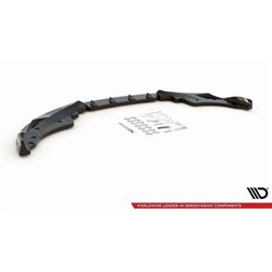 Maxton - Lame Du Pare-Chocs Avant V.2 BMW 4 M-Pack / M440i G22 / G23 / G22 Facelift / G23 Facelift Noir Brillant