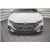 Maxton - Lame Du Pare-Chocs Avant V.2 Volkswagen Arteon R-Line Sedan / Shooting Brake Mk1 Facelift Noir Brillant