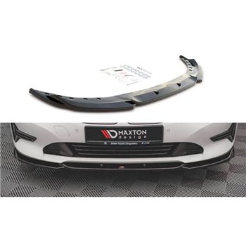 Maxton - Lame Du Pare-Chocs Avant V.2 BMW 3 G20 / G21 Noir Brillant