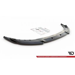 Maxton - Lame Du Pare-Chocs Avant V.2 BMW 3 G20 / G21 Noir Brillant