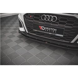 Maxton - Lame Du Pare-Chocs Avant V.2 Audi S3 / A3 S-Line 8Y Noir Brillant