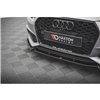 Maxton - Lame Du Pare-Chocs Avant V.3 Audi S4 / A4 S-Line B9 Noir Brillant