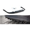Maxton - Arriere Splitter (avec une barre verticale) V.1 Volvo V90 Mk2 Noir Brillant