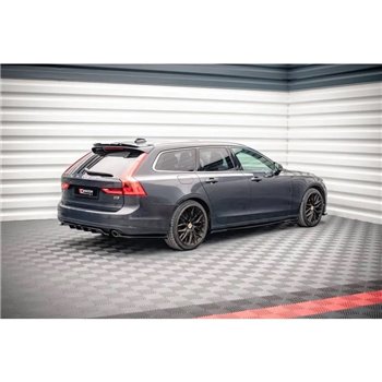 Maxton - Arriere Lame (avec une barre verticale) V.1 Volvo V90 Mk2 Noir Brillant