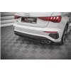 Maxton - Arriere Lame Audi S3 Sportback 8Y Noir Brillant