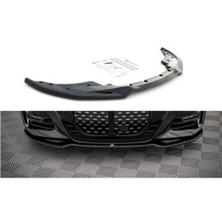 Maxton - Lame Du Pare-Chocs Avant V.3 BMW 4 M-Pack / M440i G22 / G23 / G22 Facelift / G23 Facelift Noir Brillant