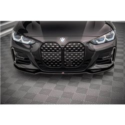 Maxton - Lame Du Pare-Chocs Avant V.3 BMW 4 M-Pack / M440i G22 / G23 / G22 Facelift / G23 Facelift Noir Brillant