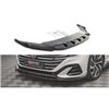 Maxton - Lame Du Pare-Chocs Avant V.1 Volkswagen Arteon R-Line Sedan / Shooting Brake Mk1 Facelift Noir Brillant