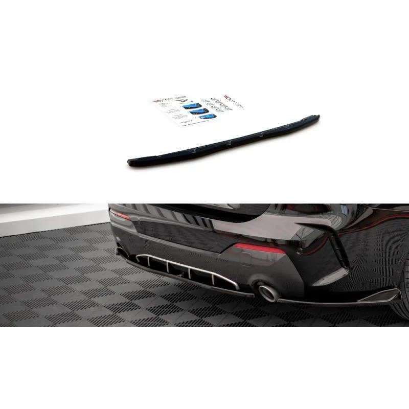 Maxton - Arriere Splitter BMW 4 M-Pack G22 / G23 / G22 Facelift / G23 Facelift Noir Brillant