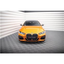 Maxton - Lame Du Pare-Chocs Avant V.4 BMW 4 M-Pack / M440i G22 / G23 / G22 Facelift / G23 Facelift Noir Brillant