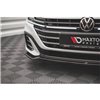 Maxton - Lame Du Pare-Chocs Avant V.3 Volkswagen Arteon R-Line Sedan / Shooting Brake Mk1 Facelift Noir Brillant