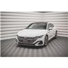 Maxton - Lame Du Pare-Chocs Avant V.3 Volkswagen Arteon R-Line Sedan / Shooting Brake Mk1 Facelift Noir Brillant