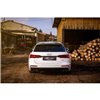 Maxton - Rajout Du Pare-Chocs Arriere + Faux Pot D'échappement Audi A6 S-Line / S6 C8 / C8 Facelift Noir Brillant \ Noir