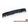 Maxton - Rajout Du Pare-Chocs Arriere + Faux Pot D'échappement Audi A6 S-Line / S6 C8 / C8 Facelift Noir Brillant \ Noir