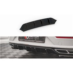 Maxton - Diffuseur Arrière Complet Volkswagen Arteon R-Line Sedan / Shooting Brake Mk1 Facelift Noir Brillant