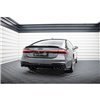 Maxton - Rajout Du Pare-Chocs Arriere + Faux Pot D'échappement Audi A7 S-Line C8 / S7 C8 / C8 Facelift / S7 Facelift Noir Brilla