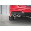 Maxton - Rajout Du Pare-Chocs Arriere + Faux Pot D'échappement Audi A7 S-Line C8 / S7 C8 / C8 Facelift / S7 Facelift Noir Brilla