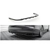 Maxton - Arriere Splitter (avec une barre verticale) Audi A8 D4 Facelift Noir Brillant
