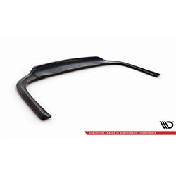 Maxton - Arriere Lame (avec une barre verticale) Audi A8 D4 Facelift Noir Brillant