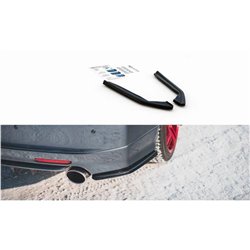 Maxton - Lames De Pare-Chocs Arrière Latérales V.2 Honda Accord Mk7 Type-S Noir Brillant