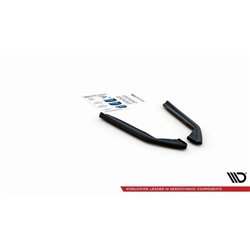 Maxton - Lames De Pare-Chocs Arrière Latérales V.2 Honda Accord Mk7 Type-S Noir Brillant