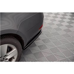 Maxton - Lames De Pare-Chocs Arrière Latérales Skoda Octavia Mk3 Facelift Noir Brillant
