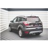 Maxton - Lames De Pare-Chocs Arrière Latérales Ford Escape Mk3 Noir Brillant