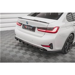 Maxton - Diffuseur Arrière Complet BMW 3 G20 / G21 Noir Brillant