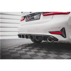 Maxton - Diffuseur Arrière Complet BMW 3 G20 / G21 Noir Brillant
