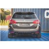 Maxton - Rajout Du Pare-Chocs Arriere + Faux Pot D'échappement Peugeot 308 SW Mk2 Noir Brillant \ Noir