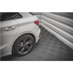 Maxton - Lames De Pare-Chocs Arrière Latérales V.1 Audi S3 Sportback 8Y Noir Brillant