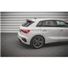 Maxton - Lames De Pare-Chocs Arrière Latérales V.1 Audi S3 Sportback 8Y Noir Brillant