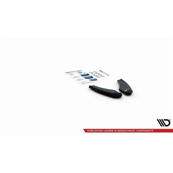Maxton - Lames De Pare-Chocs Arrière Latérales V.1 Audi S3 Sportback 8Y Noir Brillant