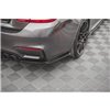 Maxton - Lames De Pare-Chocs Arrière Latérales V.2 BMW M4 F82 Noir Brillant