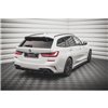 Maxton - Lames De Pare-Chocs Arrière Latérales V.2 BMW 3 G20 / G21 M-Pack Noir Brillant