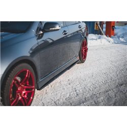 Maxton - Rajouts Des Bas De Caisse V.2 Honda Accord Mk7 Type-S Noir Brillant