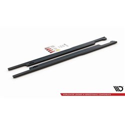 Maxton - Rajouts Des Bas De Caisse V.2 Honda Accord Mk7 Type-S Noir Brillant