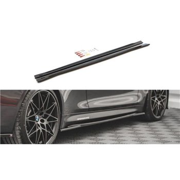 Maxton - Rajouts Des Bas De Caisse V.2 BMW M4 F82 Noir Brillant