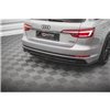 Maxton - Lames De Pare-Chocs Arrière Latérales V.2 Audi A4 S-Line B9 Noir Brillant