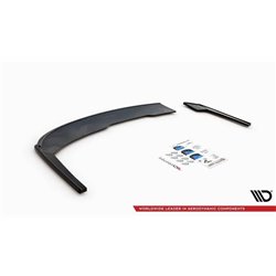 Maxton - Lames De Pare-Chocs Arrière Latérales V.2 Audi A4 S-Line B9 Noir Brillant