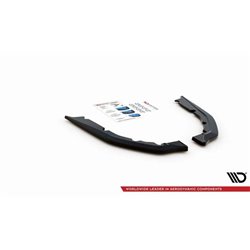 Maxton - Lames De Pare-Chocs Arrière Latérales V.1 BMW M4 G82 / G82 Facelift Noir Brillant