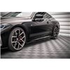 Maxton - Rajouts Des Bas De Caisse V.1 BMW 4 M-Pack / M440i G22 / G23 / G22 Facelift / G23 Facelift Noir Brillant