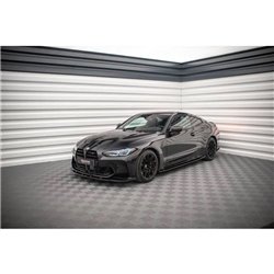 Maxton - Rajouts Des Bas De Caisse V.1 BMW M4 G82 / G82 Facelift Noir Brillant