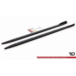 Maxton - Rajouts Des Bas De Caisse V.1 BMW M4 G82 / G82 Facelift Noir Brillant