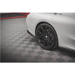 Maxton - Lames De Pare-Chocs Arrière Latérales BMW 3 G20 / G21 Noir Brillant
