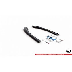 Maxton - Lames De Pare-Chocs Arrière Latérales BMW 3 G20 / G21 Noir Brillant
