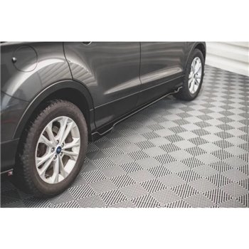 Maxton - Rajouts Des Bas De Caisse Ford Escape Mk3 Noir Brillant
